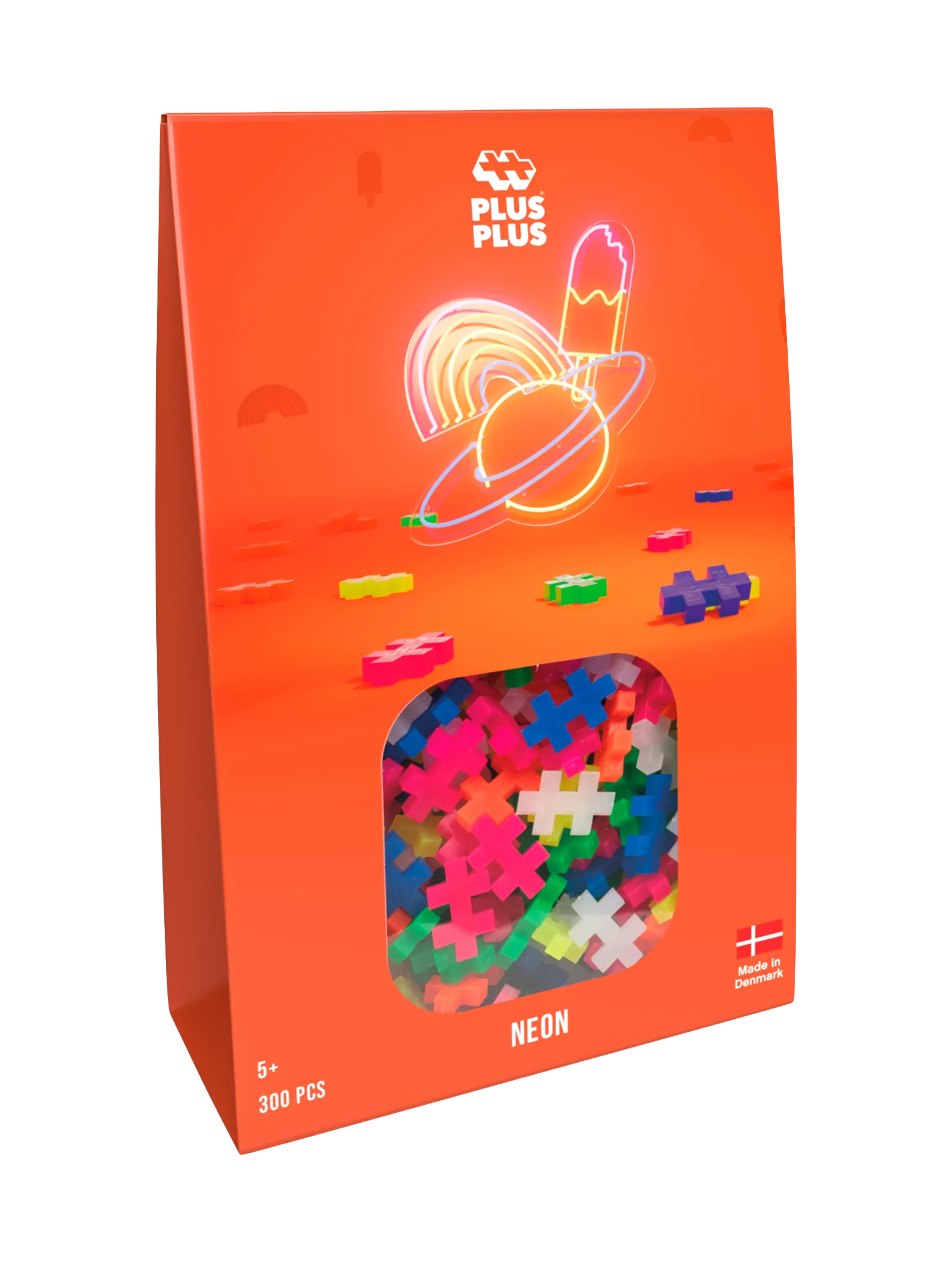Neon Farvemix - 300 stk